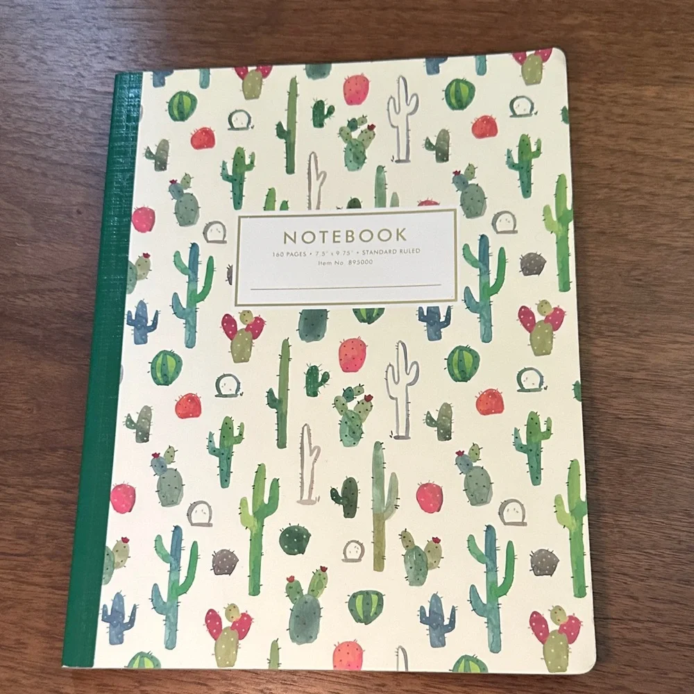 FRINGE cactus notebook